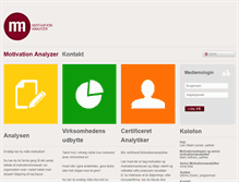 Tablet Screenshot of motivationanalyzer.com